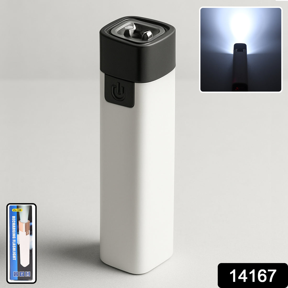 Rechargeable Touch-control Led Flashlight (1 Pc) - Shop Gharse