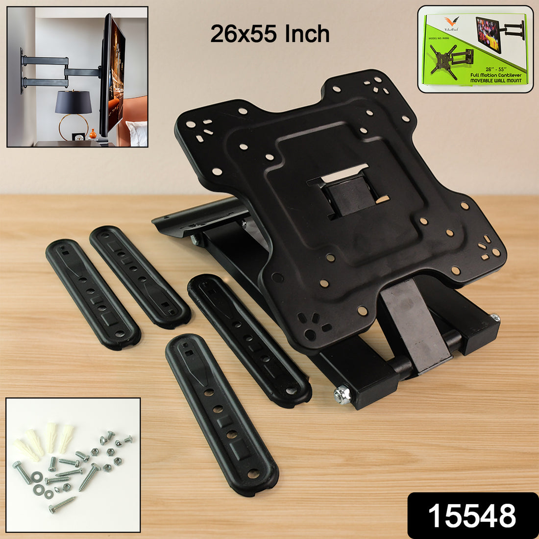 Heavy Duty 2655 Inch Full Motion Cantilever Wall Mount Bracket - Shop Gharse