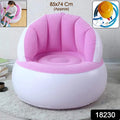 Kids Inflatable Sofa Chair With Backrest  Foot Air Pump With Hose (1 Set  85x74 Cm Approx) - Shop Gharse