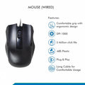 Computer  Laptop Wired Optical Mouse (1 Pc) - Shop Gharse