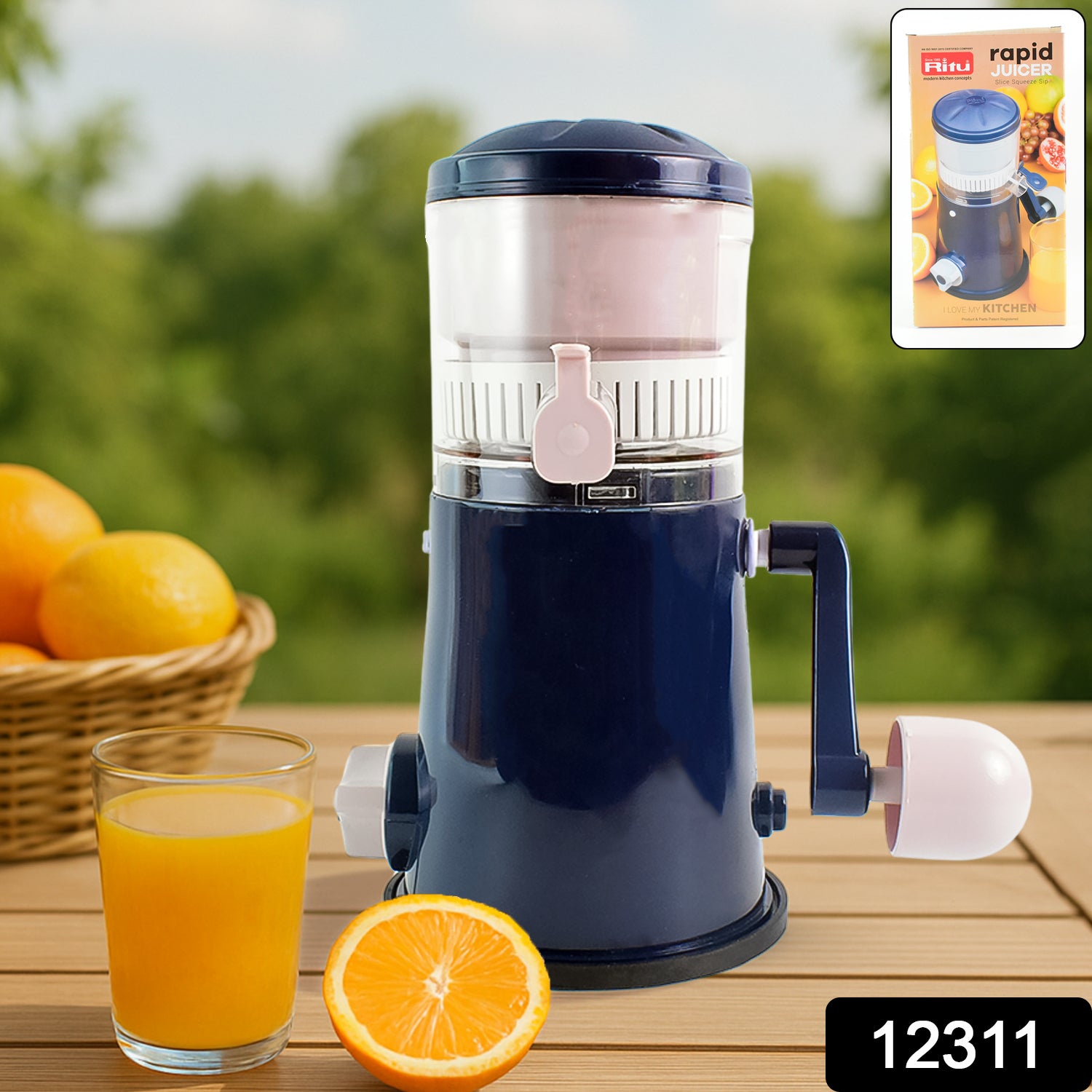 Ritu Rapid Hand Juicer Machine For Fruits And Vegetables - Shop Gharse