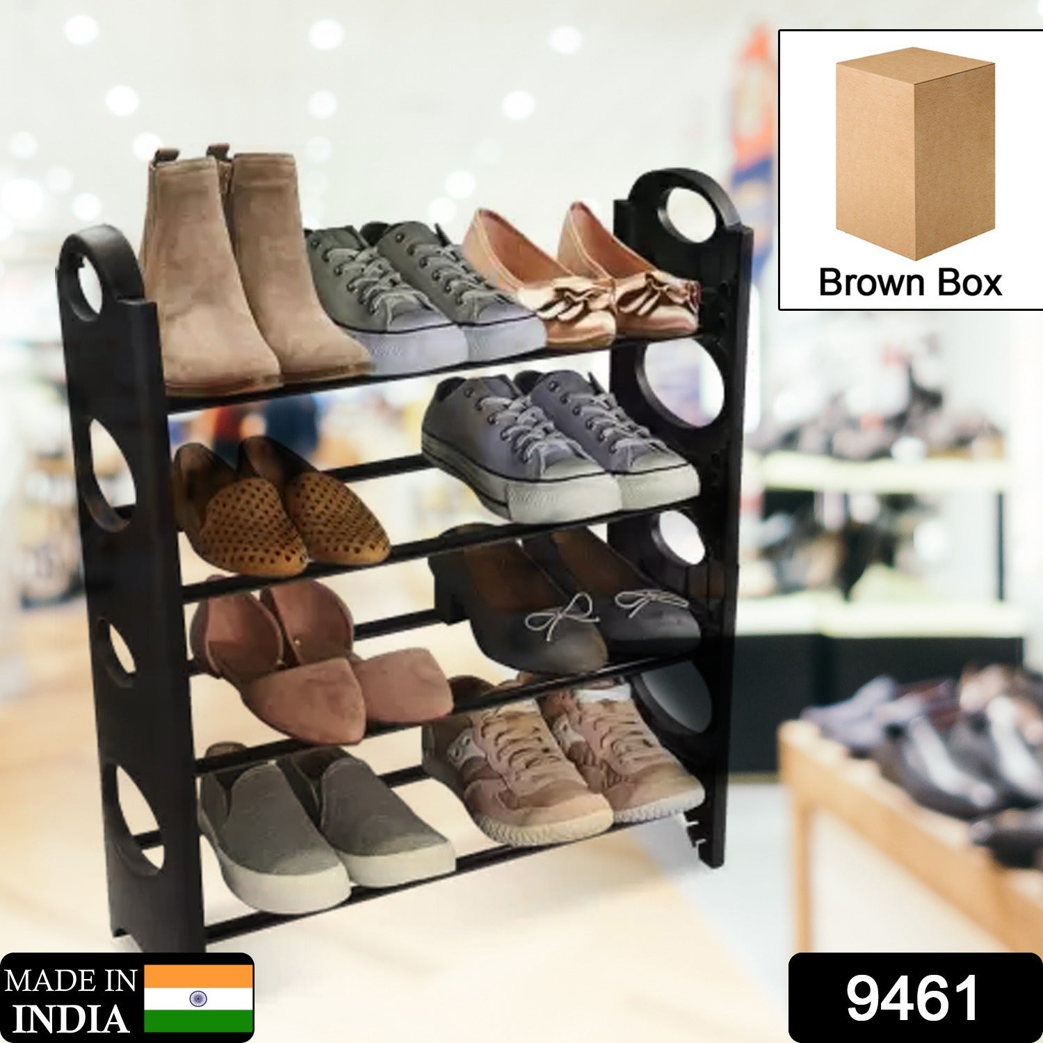 9461 Simple Shoe Rack Simple Practical Sufficient Capacity For Home - Shop Gharse