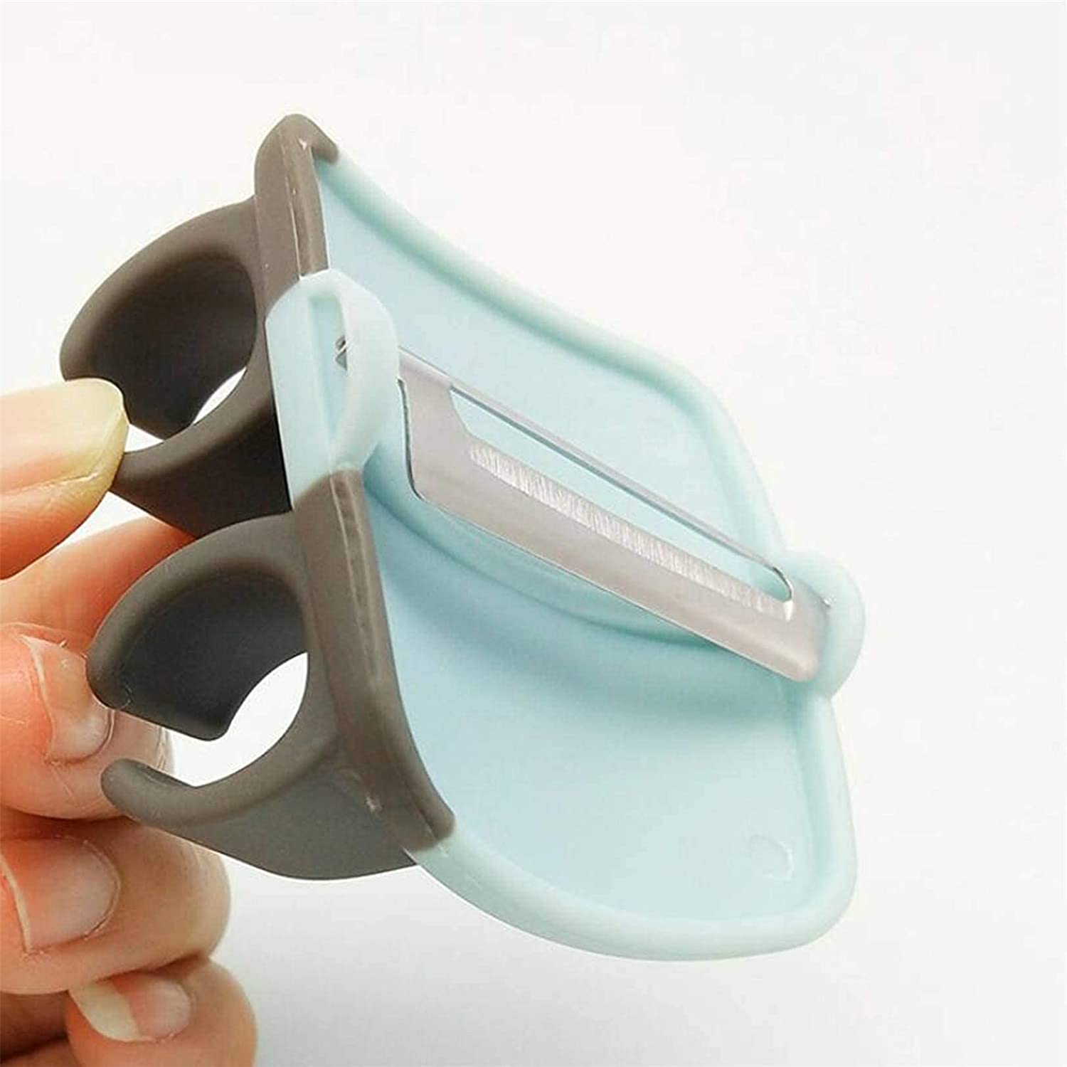 2262 Hand Palm Peeler Fruit Hand Vegetable Peeler Potato With Rubber Finger Grip Kitchen Cooking Tool Cucumber - Shop Gharse