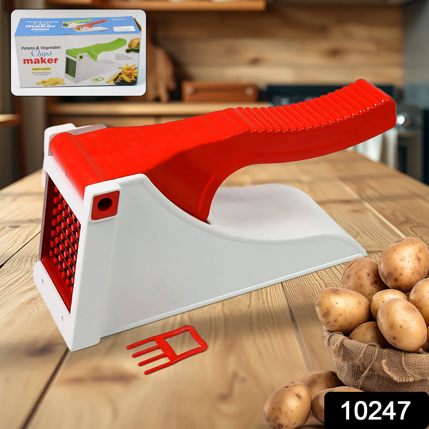Plastic Potato  Vegetable Chips Maker (1 Pc) - Shop Gharse