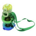 12548  Cute Plastic Water Bottle Straw Bottle With With Adjustable Shoulder Strap And Stickers Portable Drinking Cup Water Bottle For Kids - Shop Gharse