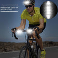 1560 Rechargeable Bicycle Front Waterproof Led Light (White) - Shop Gharse