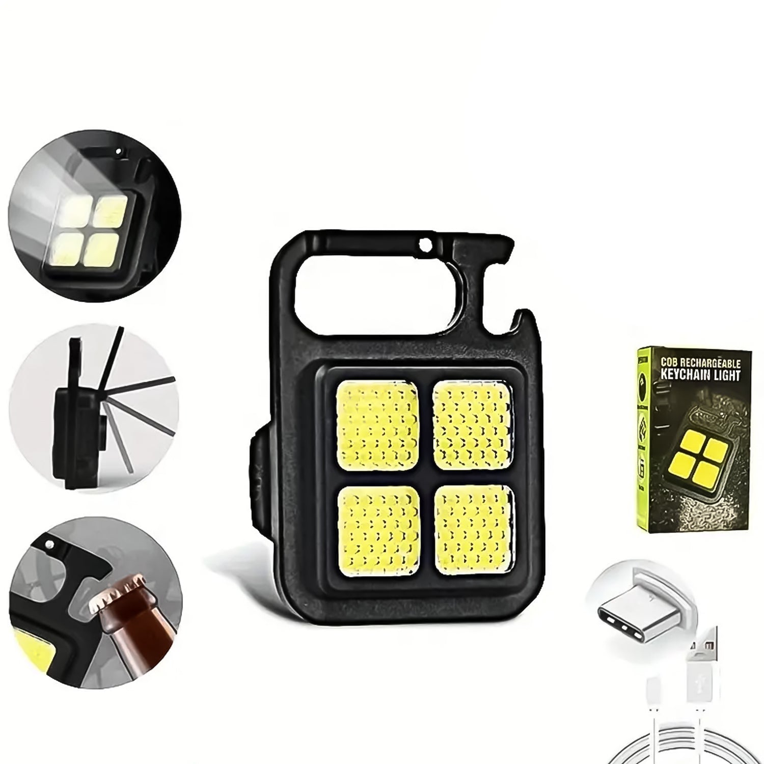 4 Led Mini Keychain Light (1 Pc) - Shop Gharse