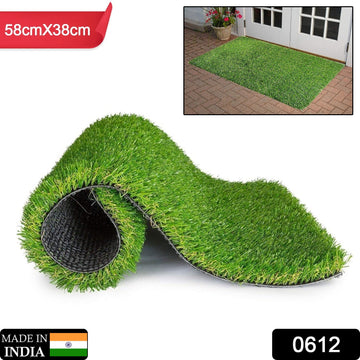 0612 Artificial Grass For Balcony Or Doormat Soft And Durable Plastic Turf Carpet 58x38cm - Shop Gharse
