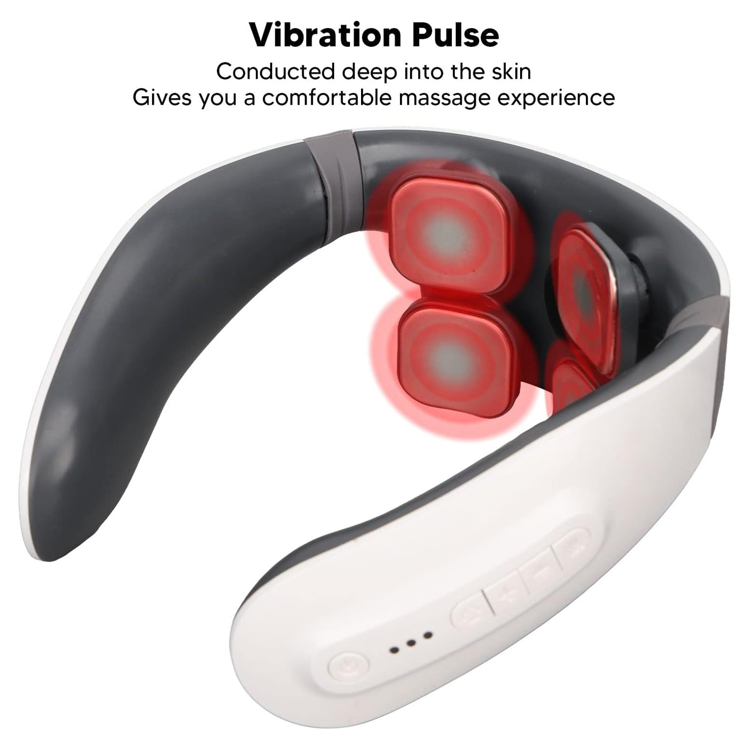 4 Heads Smart Electric Neck And Back Pulse Massager (1 Pc) - Shop Gharse