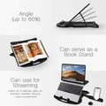6226 Adjustable Laptop Stand Patented Riser. With Portable Mobile Stand - Shop Gharse