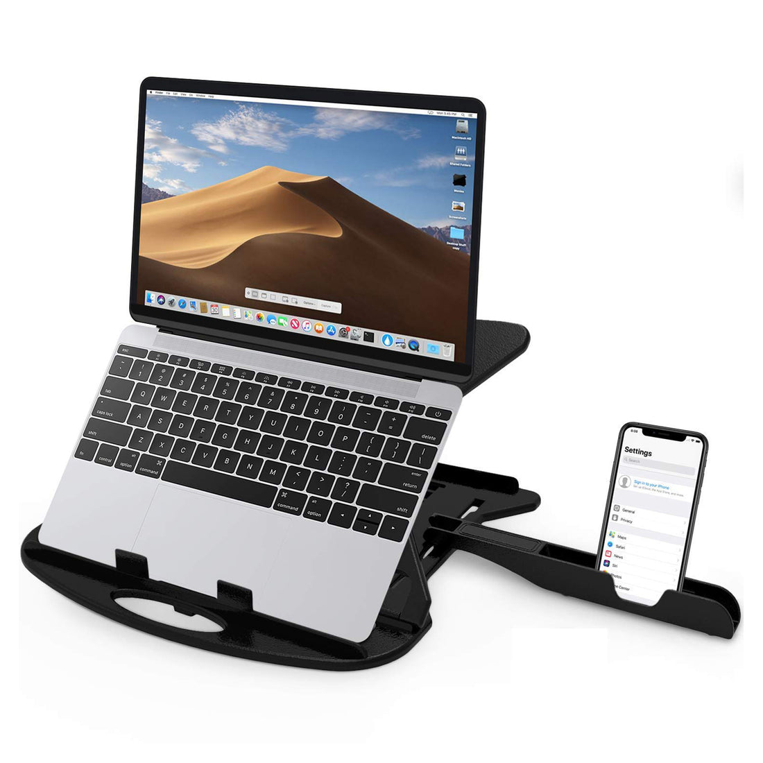 6226 Adjustable Laptop Stand Patented Riser. With Portable Mobile Stand - Shop Gharse