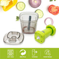 2in1 Press Vegetable Choppers For Kitchen (1100 Ml) - Shop Gharse