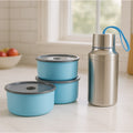Tasty Lunch Case Set With Insulated Carry Bag - Shop Gharse