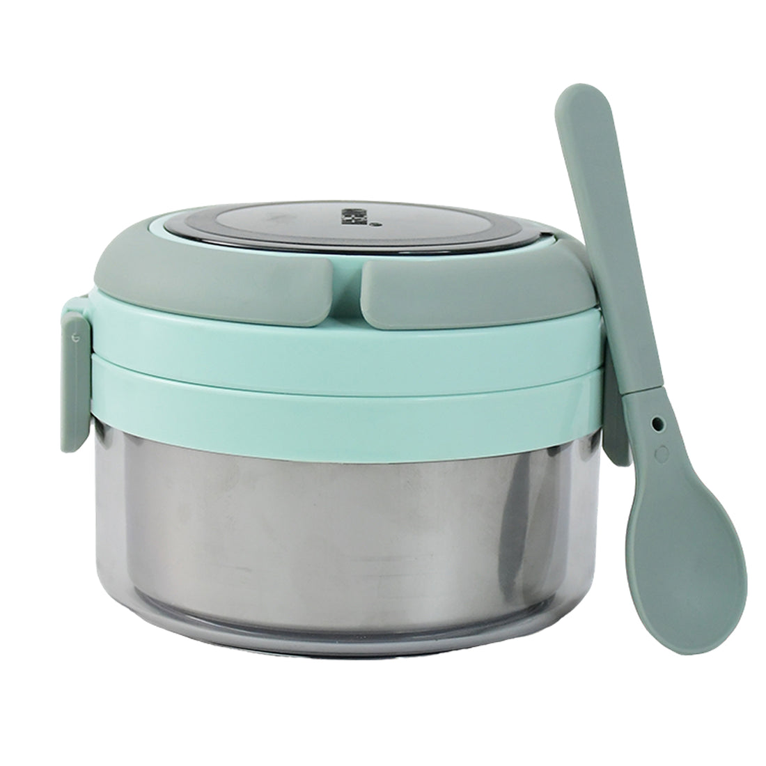 Ganesh Tiara 400ml Stainless Steel Insulated Lunch Box With Leakproof Lid  Folding Spoon - Shop Gharse