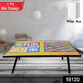 Foldable Multipurpose Mix Design Games Table Board  Bed Study Table (48  28 Cm  1 Pc) - Shop Gharse