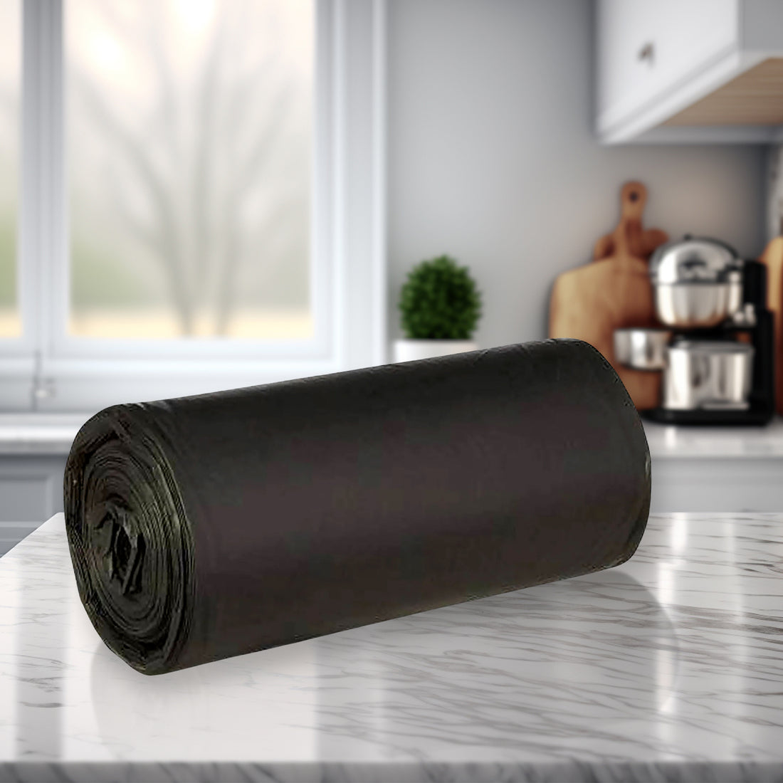 15729 Black Garbage Bags  Dustbin Bags  Trash Bags 45x50cm (1pc) - Shop Gharse
