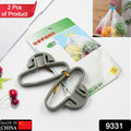9331 Portable Shopping Bag Handle Holder Household Plastic Bag Hook Kitchen Supplies Carrier Holds Plastic Reusable Grocery Bags Holder Portable Bag Carrier Multifunctional (2pc) - Shop Gharse