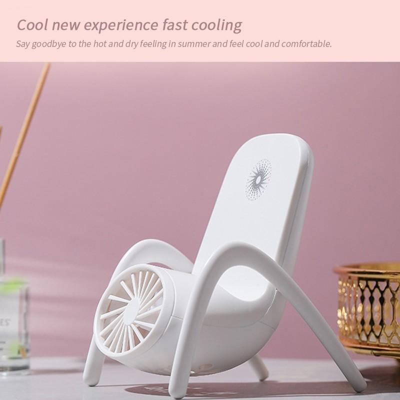 4814 Portable Mobile Phone Holder Fan  Personal Fan Multi- Function Fan Handheld Charging Fan (Battery Not Include) - Shop Gharse